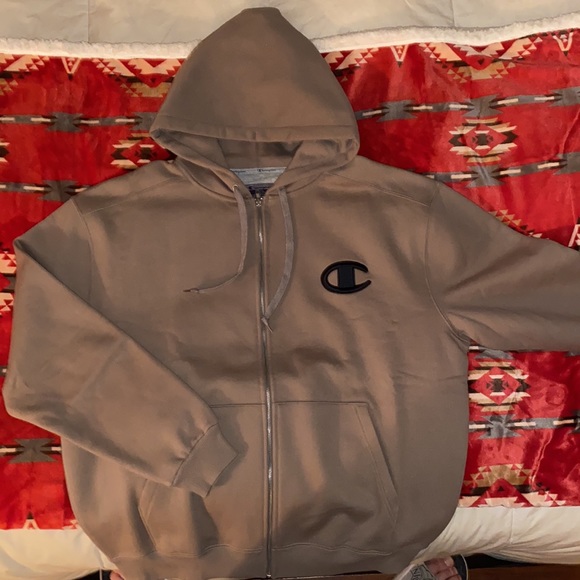 CHAMPION BIG C SUPER HOODIE WITH ZIPPER SZ XL - Picture 3 of 5